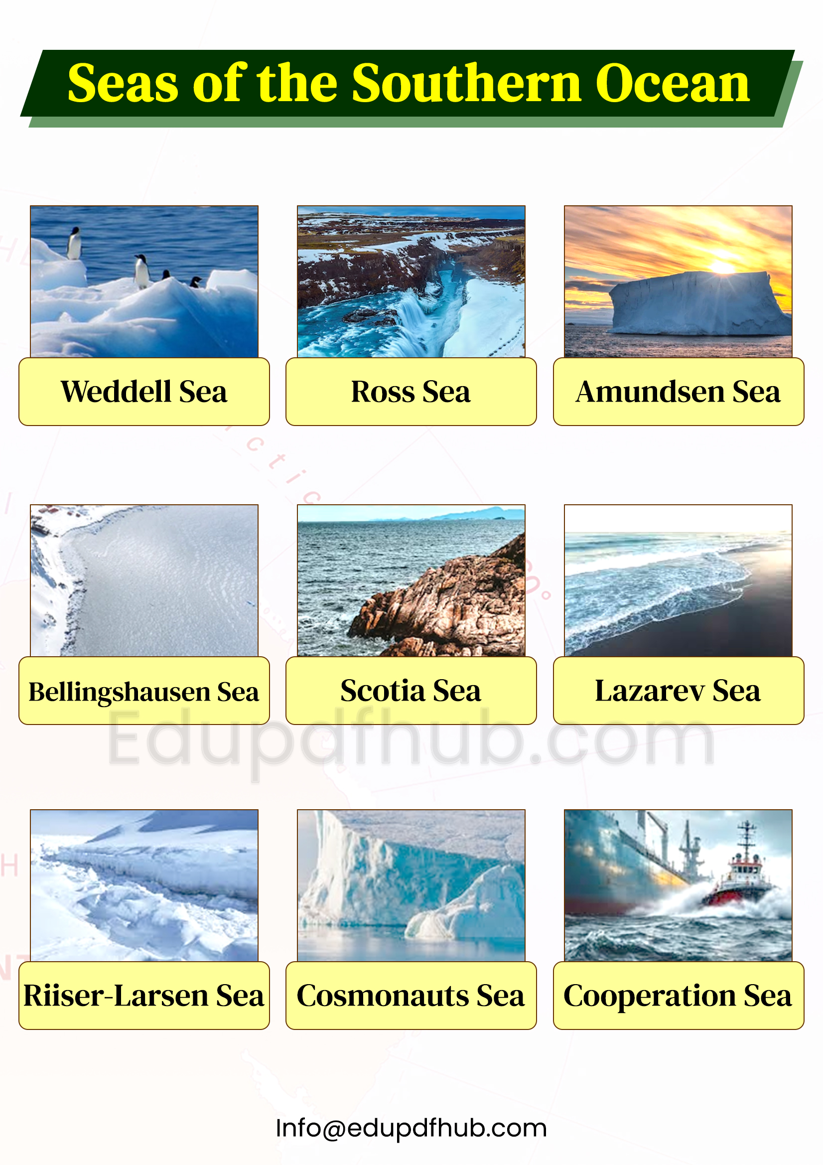 Seas of the Southern Ocean